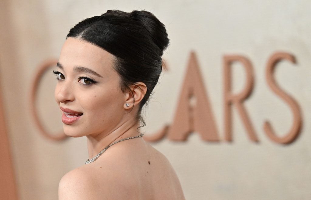 Mikey Madison attends the 97th Annual Academy Awards at the Dolby Theatre in Hollywood, California on March 2, 2025. 