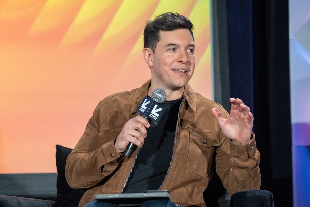 American journalist Tom Llamas participates in the featured session: Leguizamo Does America: Next Stop  Austin during SXSW Festival in Austin, Texas, on March 14, 2023. 