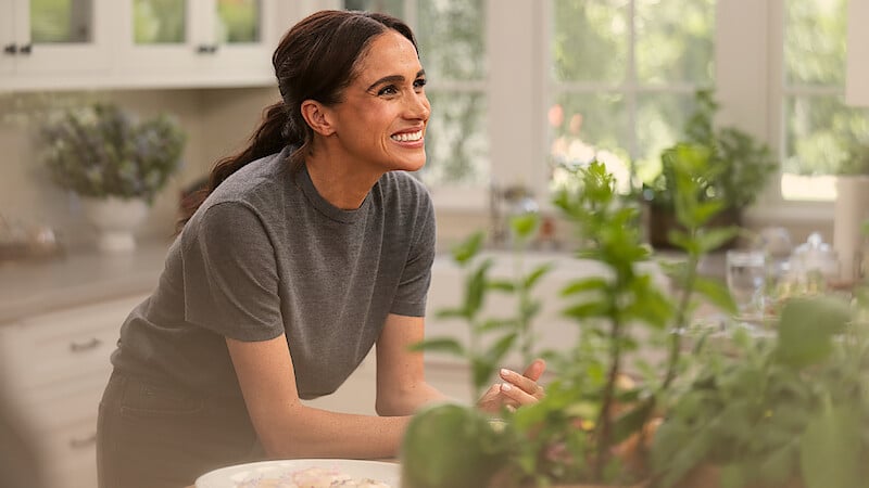 Meghan Markle appears on her new Netflix series.