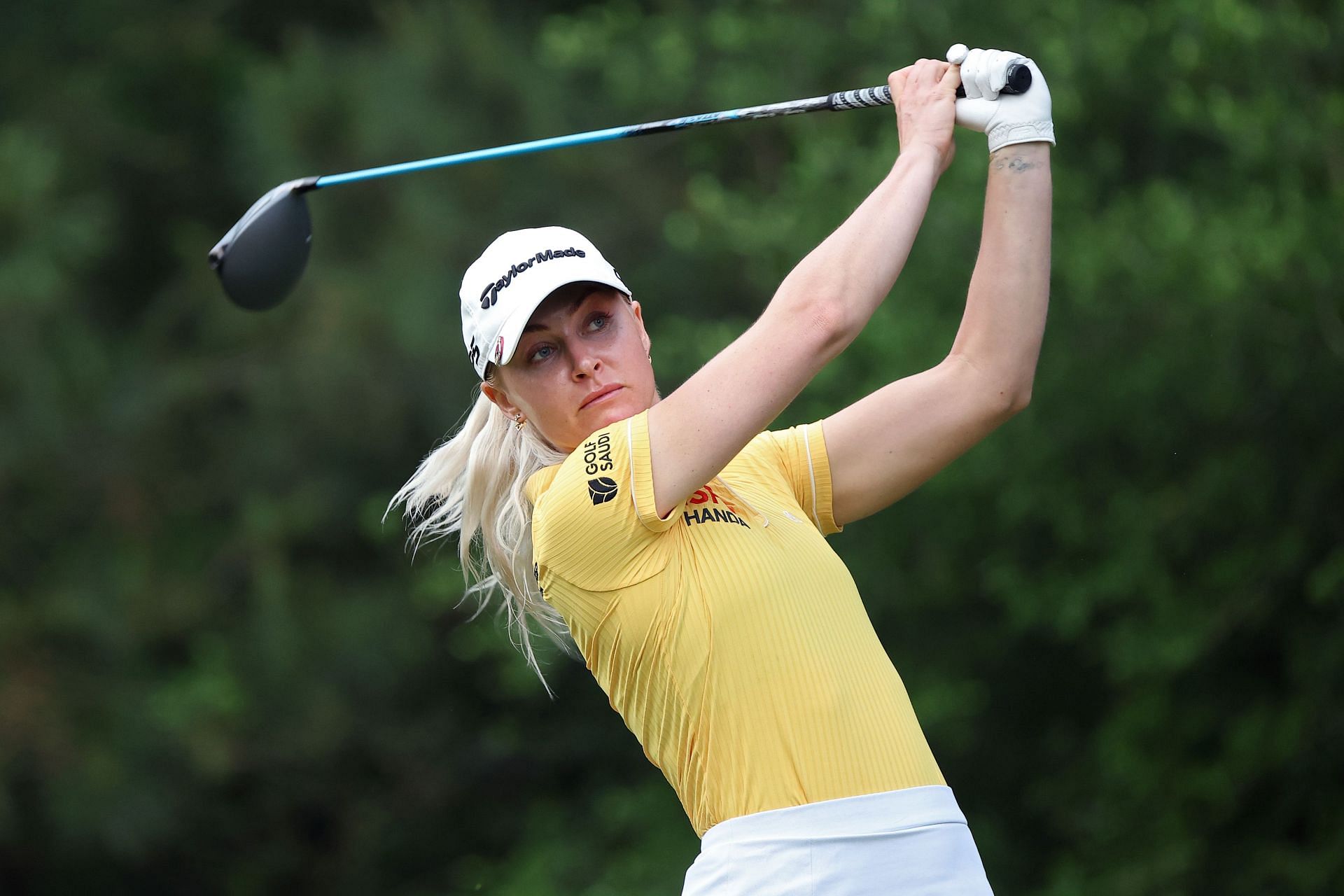 Charley Hull during the Chevron Championship 2025, Round One (Image Source: Getty)